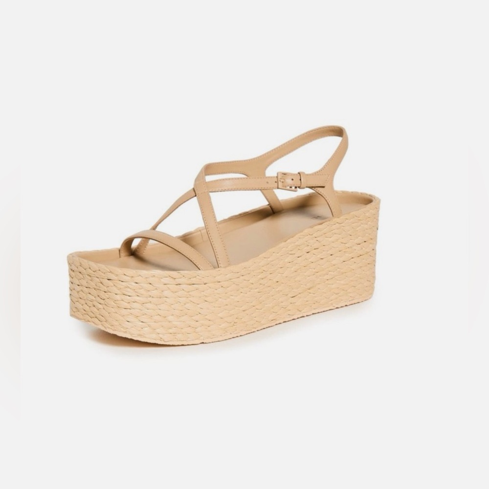🔵VINCE Women's Tan PLATFORM Sandals - Picture 4 of 9